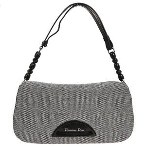 Christian Dior Silver Canvas Malice Handbag MA-0999 154830